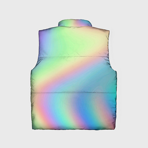 Детский жилет Бензиновый градиент / 3D-Красный – фото 2