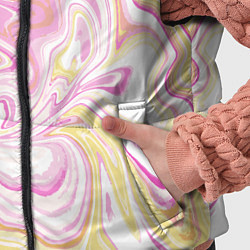 Детский жилет Абстракция мраморный фон, цвет: 3D-светло-серый — фото 2