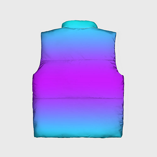 Детский жилет Градиент текстура неоновая / 3D-Красный – фото 2