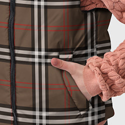 Детский жилет Стильная клетка - шотландка, цвет: 3D-черный — фото 2
