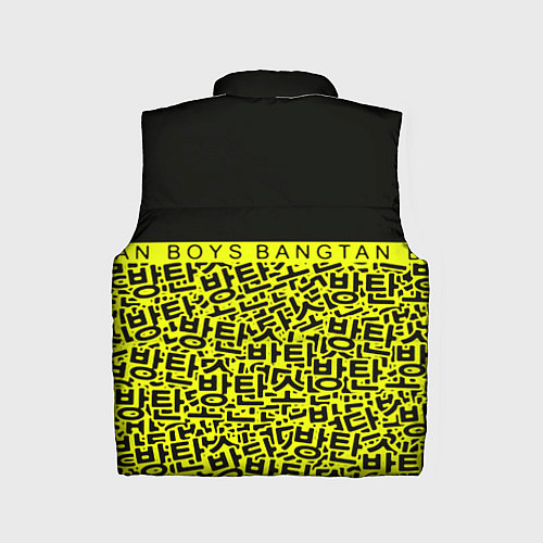 Детский жилет BTS pattern kpop / 3D-Красный – фото 2