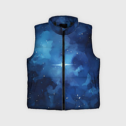 Детский жилет Звезда в ночном небе, цвет: 3D-черный
