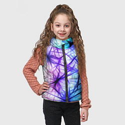 Детский жилет Неоновые нервы, цвет: 3D-красный — фото 2