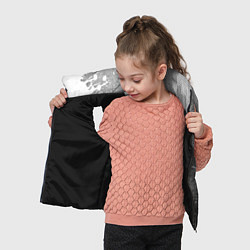 Детский жилет Mini - grey gradient по-вертикали, цвет: 3D-черный — фото 2