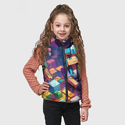 Детский жилет Minecraft 2 0, цвет: 3D-черный — фото 2