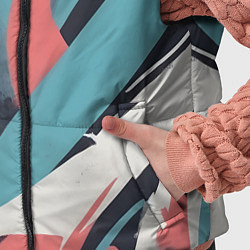 Детский жилет Граффити в пастельных тонах абстракция, цвет: 3D-черный — фото 2