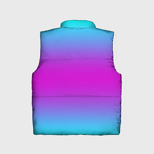 Детский жилет Градиент неоновые цвета / 3D-Красный – фото 2