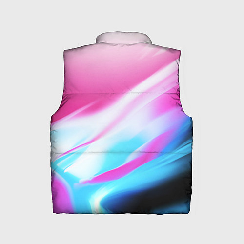 Детский жилет Неоновые краски градиент / 3D-Красный – фото 2