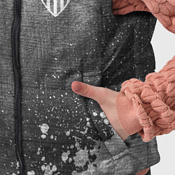 Детский жилет Sevilla - grey gradient вертикально, цвет: 3D-черный — фото 2