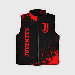 Детский жилет Juventus - red gradient вертикально