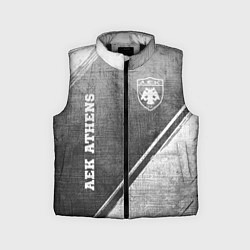 Детский жилет AEK Athens - grey gradient вертикально