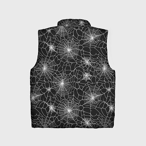 Детский жилет Паутина - паттерн / 3D-Красный – фото 2