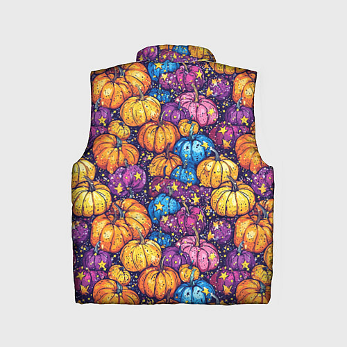 Детский жилет Тыквенный урожай / 3D-Красный – фото 2