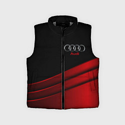 Детский жилет AUDI carbon metal