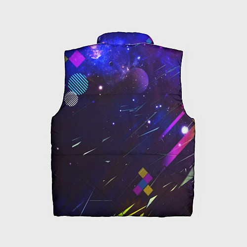 Детский жилет Космическая геометрия / 3D-Красный – фото 2