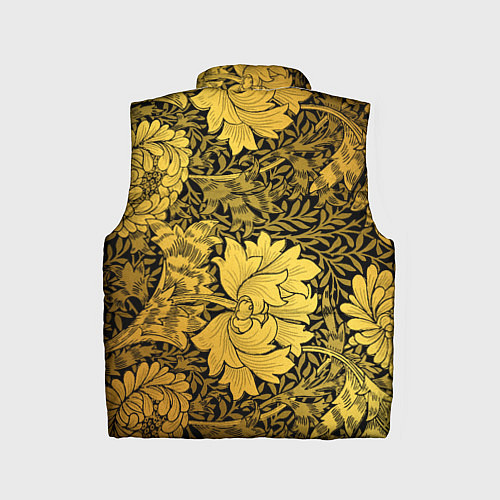 Детский жилет Золотые подсолнухи / 3D-Красный – фото 2