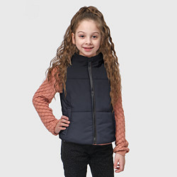 Детский жилет Градиент темно-серый, цвет: 3D-черный — фото 2