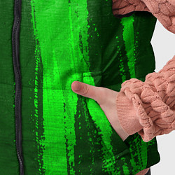 Детский жилет Quake - green gradient по-вертикали, цвет: 3D-черный — фото 2