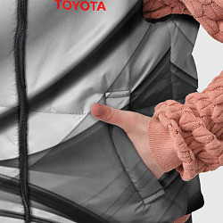 Детский жилет Toyota texrure grey, цвет: 3D-красный — фото 2