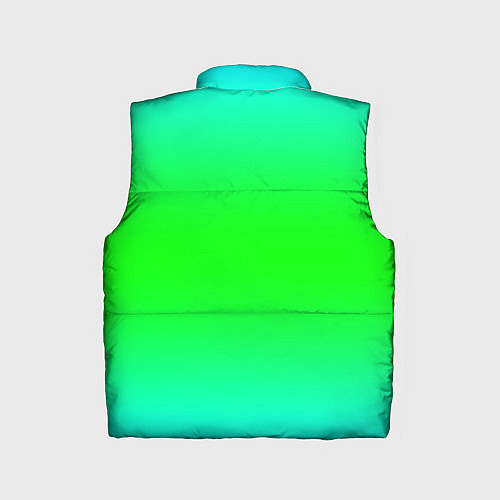 Детский жилет Кислотный градиент текстура / 3D-Красный – фото 2