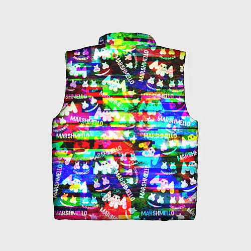 Детский жилет Marshmello music краски / 3D-Красный – фото 2