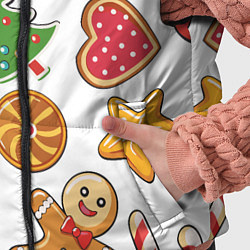 Детский жилет Новогодние сладости, цвет: 3D-светло-серый — фото 2