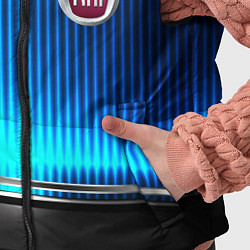 Детский жилет FIAT текстура авто, цвет: 3D-светло-серый — фото 2