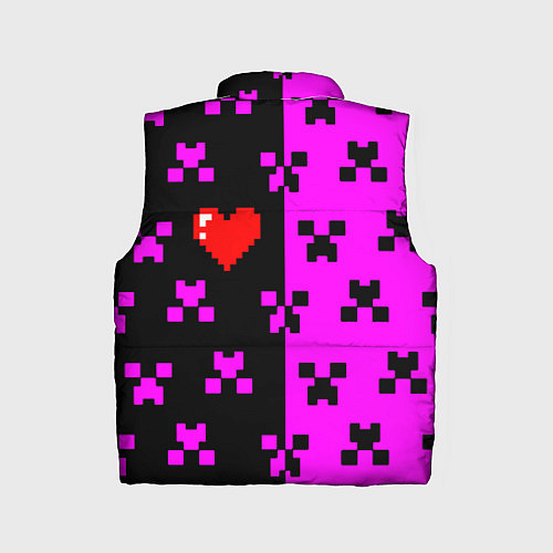 Детский жилет Minecraft love game / 3D-Красный – фото 2
