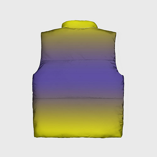 Детский жилет Градиент жёлто серый / 3D-Красный – фото 2