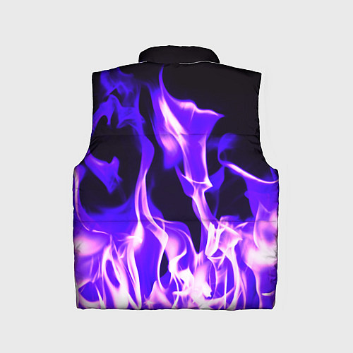 Детский жилет Неоновый огненный стиль / 3D-Красный – фото 2