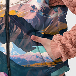 Детский жилет Искусство гор, цвет: 3D-светло-серый — фото 2