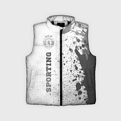 Детский жилет Sporting - white gradient по-вертикали