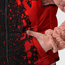 Детский жилет Counter-Strike 2 - red gradient по-вертикали, цвет: 3D-черный — фото 2