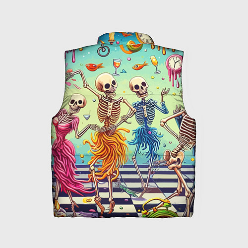 Детский жилет Бал сатаны - сюрреализм / 3D-Красный – фото 2