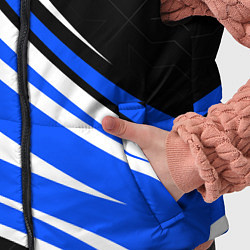 Детский жилет Субару - бело-синий, цвет: 3D-красный — фото 2