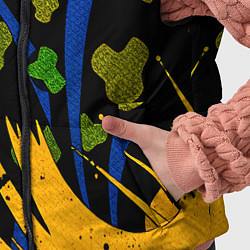 Детский жилет Абстрактные пятна леопарда, цвет: 3D-черный — фото 2