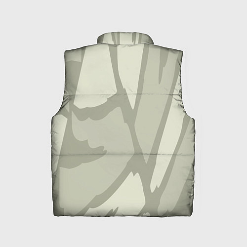 Детский жилет Серо-зеленая абстрактная текстура / 3D-Светло-серый – фото 2