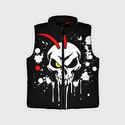 Детский жилет Арт череп самурая