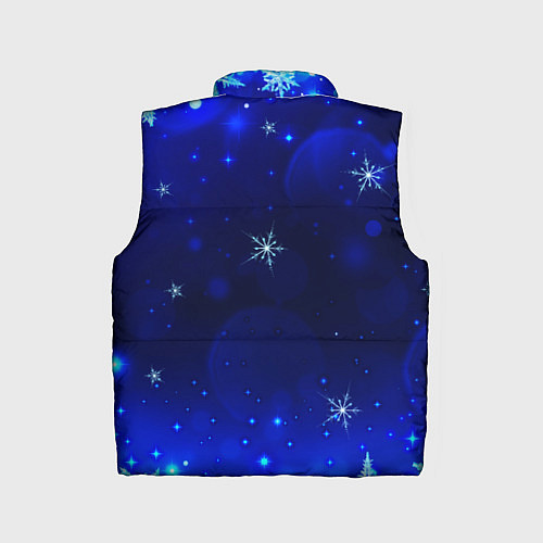 Детский жилет Снежный узор / 3D-Светло-серый – фото 2