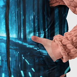 Детский жилет Синий цифровой лес, цвет: 3D-черный — фото 2