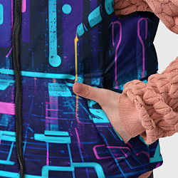 Детский жилет Неоновый парк, цвет: 3D-черный — фото 2