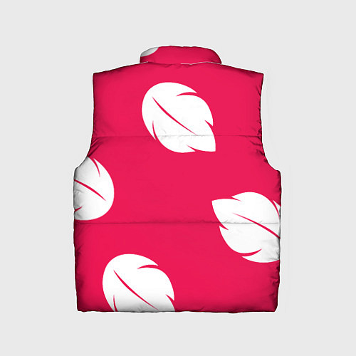 Детский жилет Тестура платья Лило с листьями / 3D-Красный – фото 2