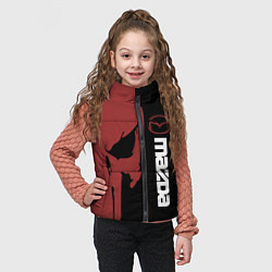 Детский жилет Mazda и череп, цвет: 3D-красный — фото 2