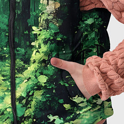 Детский жилет Зелёный летний лес, цвет: 3D-красный — фото 2