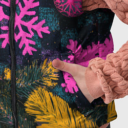 Детский жилет Новый год и краски, цвет: 3D-черный — фото 2