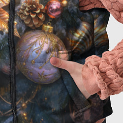 Детский жилет Новогоднее настроение на елке, цвет: 3D-красный — фото 2
