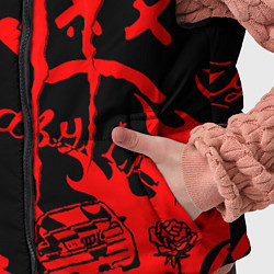 Детский жилет Lil peep monster energy, цвет: 3D-черный — фото 2