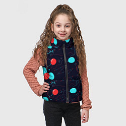 Детский жилет Воздушные шары для праздника, цвет: 3D-черный — фото 2
