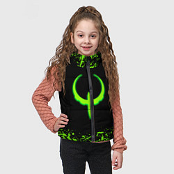 Детский жилет Quake кислотные краски, цвет: 3D-красный — фото 2