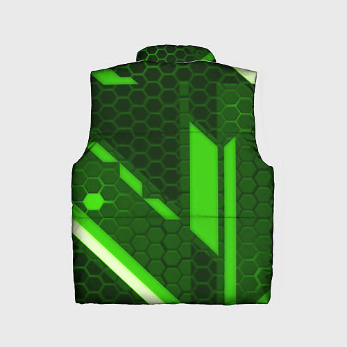 Детский жилет Doom geometry green / 3D-Красный – фото 2